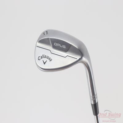 Callaway Opus Brushed Chrome Wedge Lob LW 60° 6 Deg Bounce T Grind Dynamic Gold Mid 115 Wedge Steel Wedge Flex Right Handed 35.0in