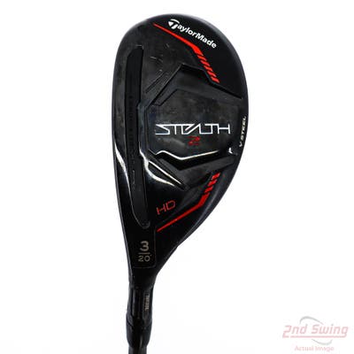 TaylorMade Stealth 2 HD Rescue Hybrid 3 Hybrid 20° Project X HZRDUS Smoke Black 80 Graphite Regular Left Handed 40.75in
