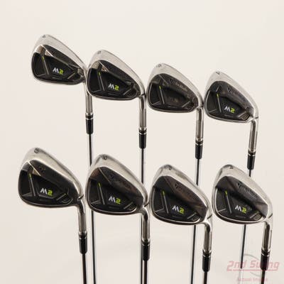TaylorMade 2019 M2 Iron Set 4-PW AW TM Reax 88 HL Steel Stiff Right Handed +1/4"