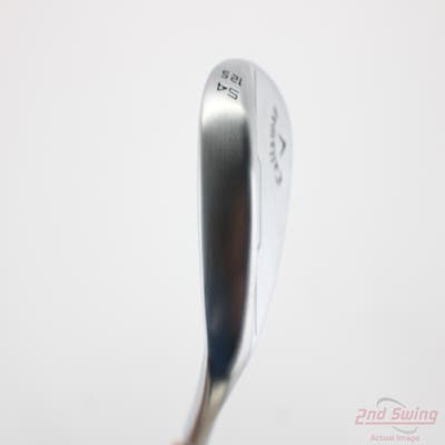 Callaway Opus Brushed Chrome Wedge Sand SW 54° 12 Deg Bounce S Grind Dynamic Gold Mid 115 Wedge Steel Wedge Flex Left Handed 35.25in