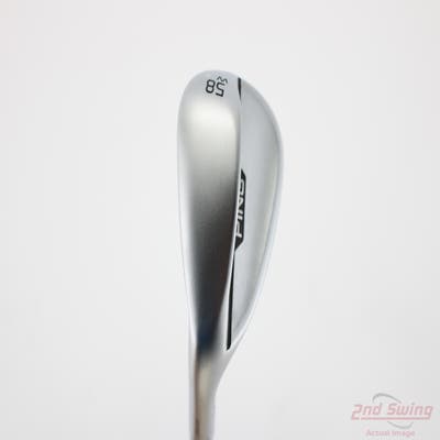 Ping s159 Chrome Wedge Lob LW 58° 14 Deg Bounce W Grind Ping Z-Z115 Steel Wedge Flex Left Handed Black Dot 35.25in