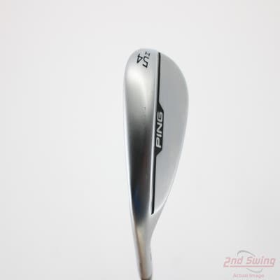 Ping s159 Chrome Wedge Sand SW 54° 10 Deg Bounce H Grind Ping Z-Z115 Steel Wedge Flex Left Handed Black Dot 35.5in
