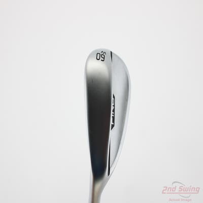 Ping s159 Chrome Wedge Lob LW 60° 12 Deg Bounce S Grind Ping Z-Z115 Steel Wedge Flex Left Handed Black Dot 35.75in