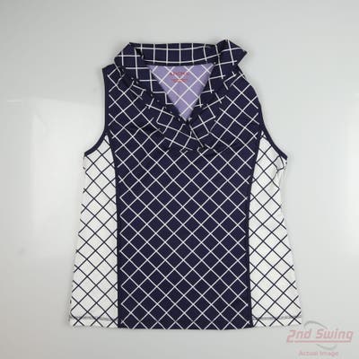 New Womens Kinona Sleeveless Medium M Navy Blue MSRP $70