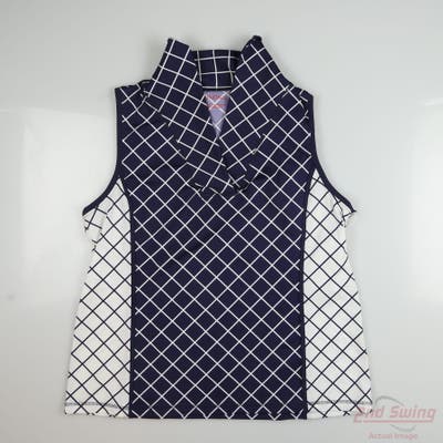 New Womens Kinona Sleeveless Large L Navy Blue MSRP $70
