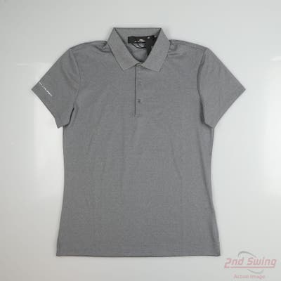 New Womens Ralph Lauren RLX Polo Large L Gray MSRP $117
