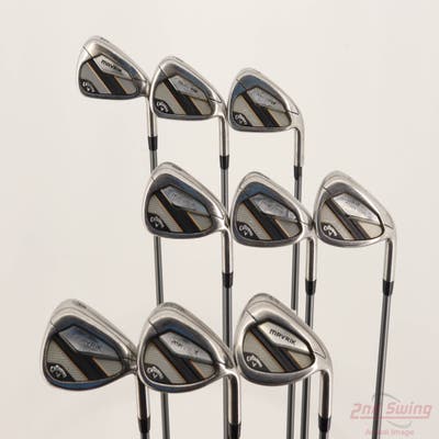 Callaway Mavrik Iron Set 5-PW AW GW SW Project X Catalyst 65 Graphite Regular Right Handed STD