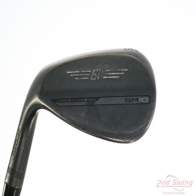 Titleist Vokey SM10 Jet Black Wedge Sand SW 54° 14 Deg Bounce F Grind Dynamic Gold Mid 115 Wedge Steel Stiff Left Handed 35.75in