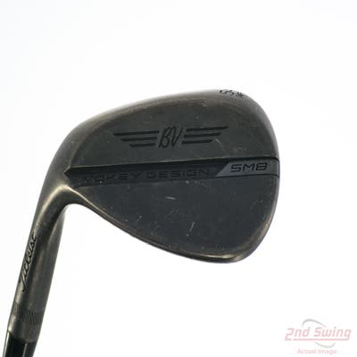 Titleist Vokey SM8 Jet Black Wedge Sand SW 54° 14 Deg Bounce F Grind Aerotech SteelFiber i80 Steel Regular Left Handed 36.0in