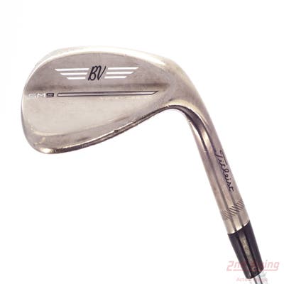 Titleist Vokey SM9 Brushed Steel Wedge Lob LW 60° 4 Deg Bounce L Grind Titleist Vokey BV Steel Wedge Flex Right Handed 35.25in