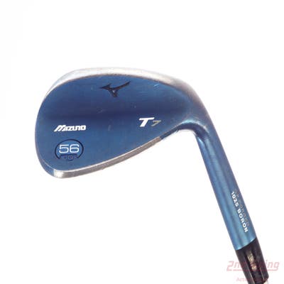 Mizuno T7 Blue Ion Wedge Pitching Wedge PW 56° 10 Deg Bounce True Temper Dynamic Gold Steel Wedge Flex Right Handed 35.25in
