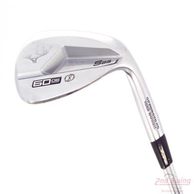 Mizuno S23 Satin Chrome Wedge Lob LW 60° 6 Deg Bounce X Grind FST KBS Hi-Rev 2.0 115 Steel Regular Right Handed 35.25in