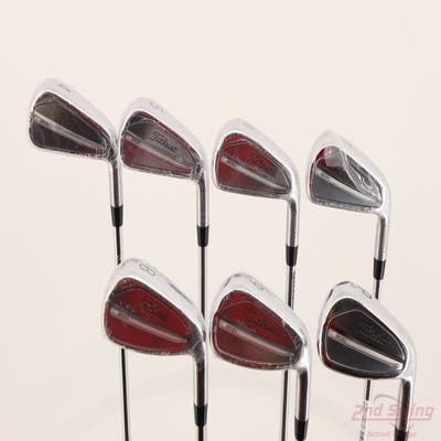 Mint Titleist 2023 T200 Iron Set 4-PW True Temper AMT Black R300 Steel Regular Right Handed +1/4"