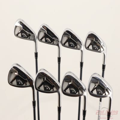 Callaway Apex 21 Iron Set 4-PW AW UST Mamiya Recoil 75 Dart Graphite Senior Right Handed STD