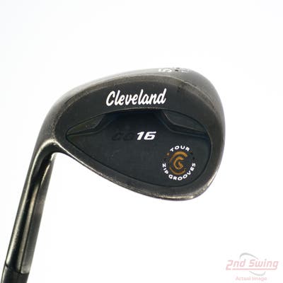 Cleveland CG16 Black Zip Groove Wedge Lob LW 58° 12 Deg Bounce Cleveland Traction Wedge Steel Wedge Flex Left Handed 36.0in