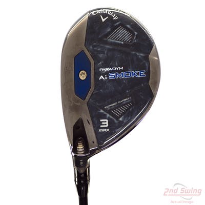 Callaway Paradym Ai Smoke Max Fairway Wood 3 Wood 3W 15° Mitsubishi Kai'li Blue 60 Graphite Stiff Left Handed 43.25in