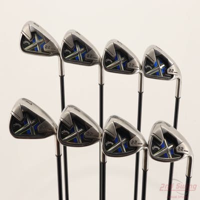 Callaway X-22 Iron Set 3-PW Callaway x-22 Graphite Iron Graphite Regular Right Handed STD