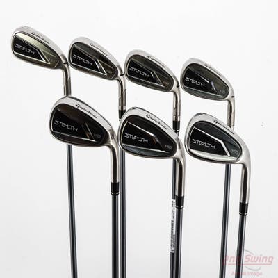 TaylorMade Stealth HD Iron Set 5-PW AW Fujikura Speeder NX 50 Graphite Regular Right Handed -1/4"