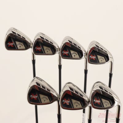 Callaway Razr X Iron Set 5-PW AW Callaway Razr X Iron Graphite Graphite Regular Right Handed +1/4"