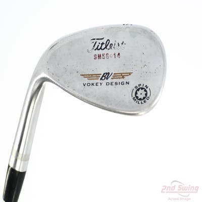 Titleist Vokey Spin Milled Wedge Sand SW 56° 14 Deg Bounce True Temper Dynamic Gold Steel Wedge Flex Left Handed 35.75in