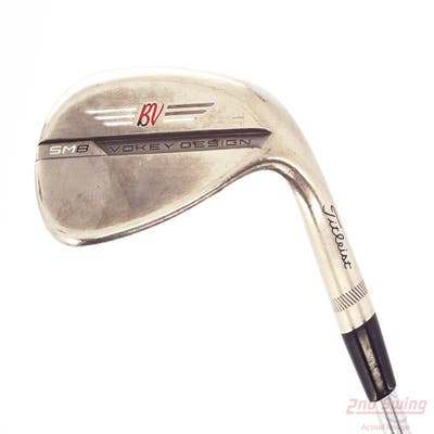 Titleist Vokey SM8 Tour Chrome Wedge Sand SW 54° 10 Deg Bounce S Grind Stock Steel Shaft Steel Wedge Flex Right Handed 35.5in