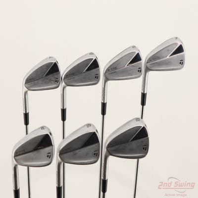 TaylorMade 2023 P770 Iron Set 4-PW FST KBS MAX Lite Steel Stiff Left Handed +1/4"