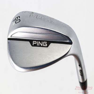 Ping s159 Chrome Wedge Lob LW 60° 6 Deg Bounce T Grind Ping Z-Z115 Steel Wedge Flex Right Handed Black Dot 35.25in