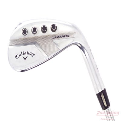 Callaway Jaws Full Toe Raw Face Chrome Wedge Lob LW 58° 10 Deg Bounce Dynamic Gold Spinner TI Steel Wedge Flex Right Handed 34.75in