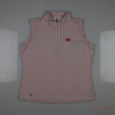 New W/ Logo Womens GG BLUE Sleeveless Small S Red MSRP $85