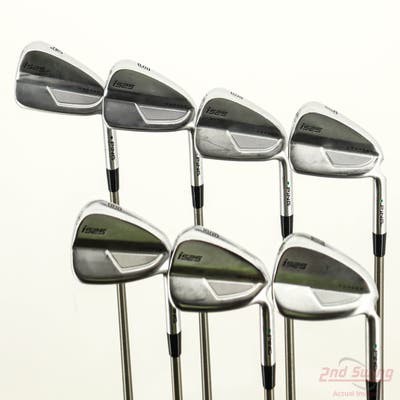 Ping i525 Iron Set 4-PW Aerotech SteelFiber i110cw Graphite Stiff Right Handed Green Dot +1"