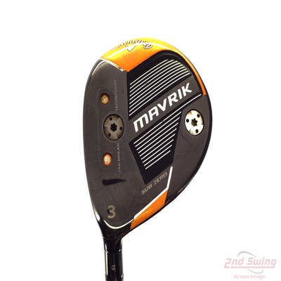 Callaway Mavrik Sub Zero Fairway Wood 3 Wood 3W 15° Project X EvenFlow Riptide 60 Graphite Stiff Left Handed 43.5in