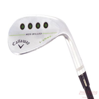 Callaway MD3 Milled Chrome S-Grind Wedge Lob LW 58° 9 Deg Bounce Callaway Fujikura 85 ST Graphite Wedge Flex Right Handed 34.0in
