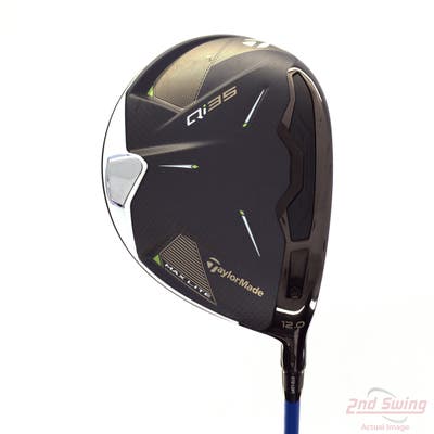 Mint TaylorMade Qi35 MAX Lite Driver 12° Hypersonic Blue 5K Fiber Graphite Stiff Right Handed 44.5in
