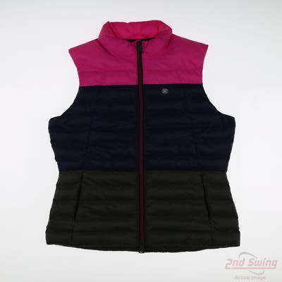 New G-Fore Womens Golf Vest Vest X-Small XS Multi Color Block MSRP $130