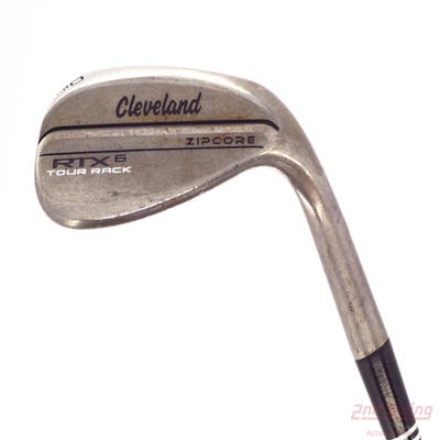Cleveland RTX 6 ZipCore Tour Rack Raw Wedge Lob LW 60° 10 Deg Bounce Mid Dynamic Gold Spinner TI Steel Wedge Flex Right Handed 35.0in