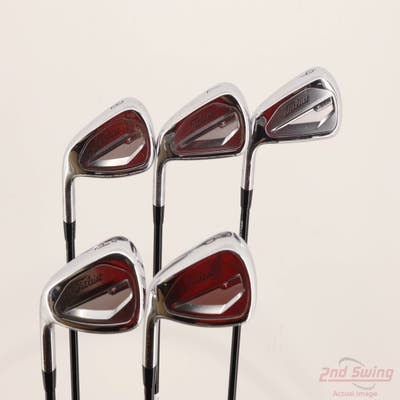 Titleist 2023 T350 Iron Set 6-PW Mitsubishi Tensei Red AM2 Graphite Senior Left Handed +1/4"