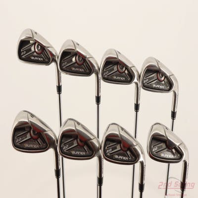 TaylorMade Burner 2.0 Iron Set 4-PW AW TM Burner 2.0 85 Steel Regular Right Handed +1/2"