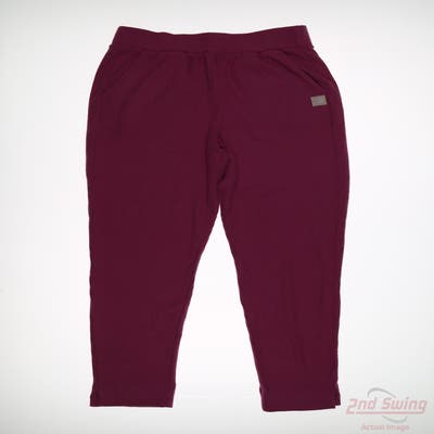 New Womens Straight Down Pants Medium M x28 Pink MSRP $80