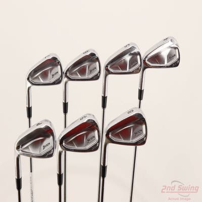 Srixon ZXi7 Iron Set 4-PW FST KBS Tour $-Taper Steel Stiff Left Handed +1/2"