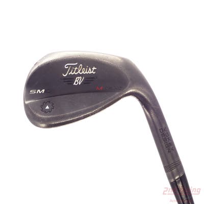 Titleist Vokey SM6 Jet Black Wedge Lob LW 60° 8 Deg Bounce M Grind SM6 BV Steel Wedge Flex Right Handed 35.0in