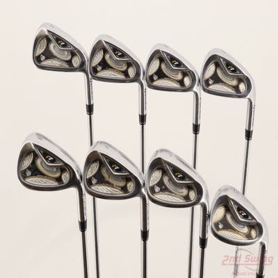 TaylorMade R7 TP Iron Set 4-PW SW True Temper Dynamic Gold R300 Steel Regular Right Handed +1/4"