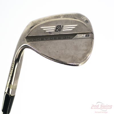 Titleist Vokey SM8 Brushed Steel Wedge Sand SW 56° 8 Deg Bounce M Grind Titleist Vokey BV Steel Wedge Flex Left Handed 35.75in
