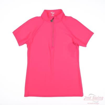 New Womens TZU TZU Short Sleeve Medium M Pink MSRP $100