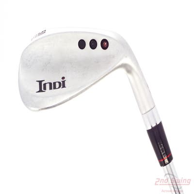 Indi Golf ATK SR Satin Chrome Wedge Gap GW 50° 8 Deg Bounce Dynamic Gold Spinner TI 115 Steel Wedge Flex Right Handed 35.75in