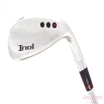 Indi Golf ATK SR Satin Chrome Wedge Sand SW 54° 12 Deg Bounce Dynamic Gold Spinner TI 115 Steel Wedge Flex Right Handed 35.5in