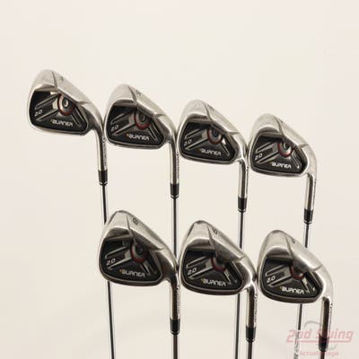 TaylorMade Burner 2.0 HP Iron Set 4-PW TM Burner 2.0 85 Steel Regular Right Handed +1/2"