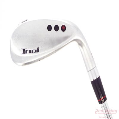 Indi Golf ATK SR Satin Chrome Wedge Lob LW 58° 12 Deg Bounce Dynamic Gold Spinner TI 115 Steel Wedge Flex Right Handed 35.25in