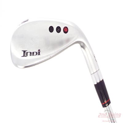 Indi Golf ATK SR Satin Chrome Wedge Lob LW 58° 12 Deg Bounce True Temper Dynamic Gold 120 Steel Regular Right Handed 35.5in