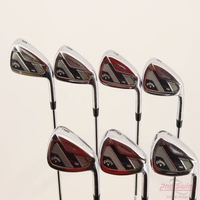 Callaway Mavrik Pro Iron Set 5-PW AW FST KBS Max 80 Steel Stiff Right Handed +1/2"