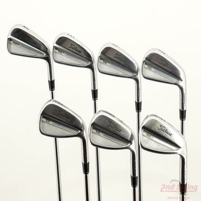 Titleist 2023 T100 Iron Set 4-PW Dynamic Gold Tour Issue X100 Steel X-Stiff Right Handed -1/2"
